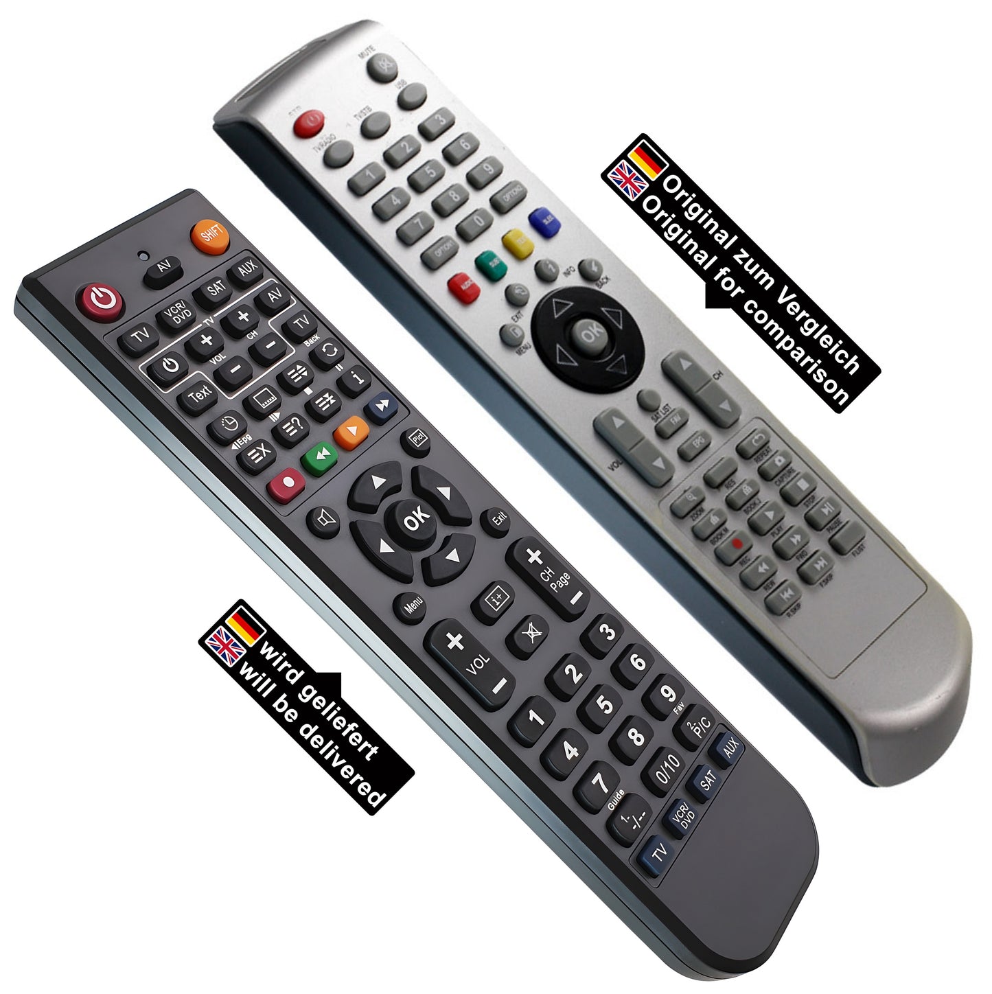 Ersatz Fernbedienung für Koscom PVR5970VFD