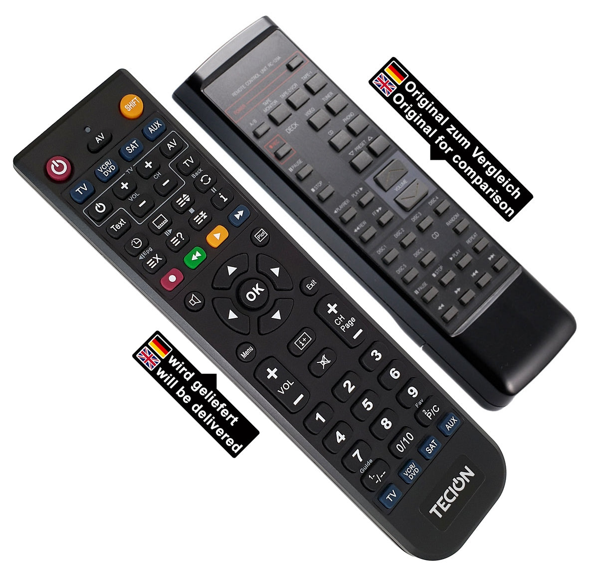 Tecion Fernbedienung für Denon RC-129 RC129