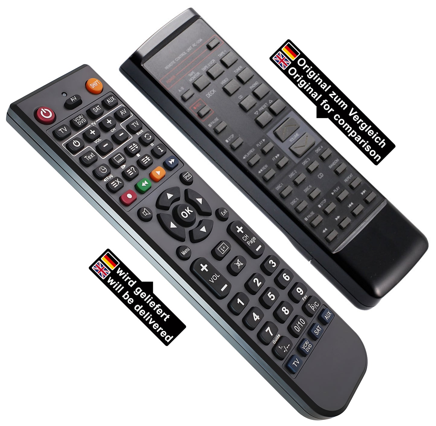 Ersatz Fernbedienung für Denon RC-129 | RC129