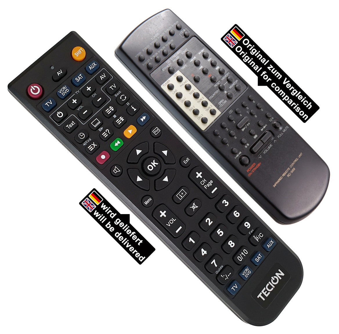 Tecion Fernbedienung für Akai RC-S69 RCS69