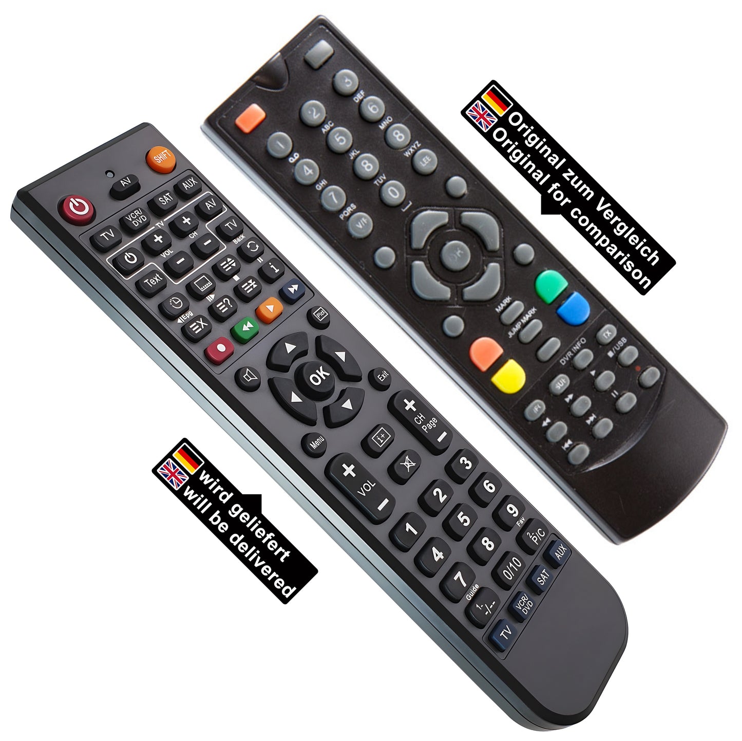Ersatz Fernbedienung für SEG SB1150HD