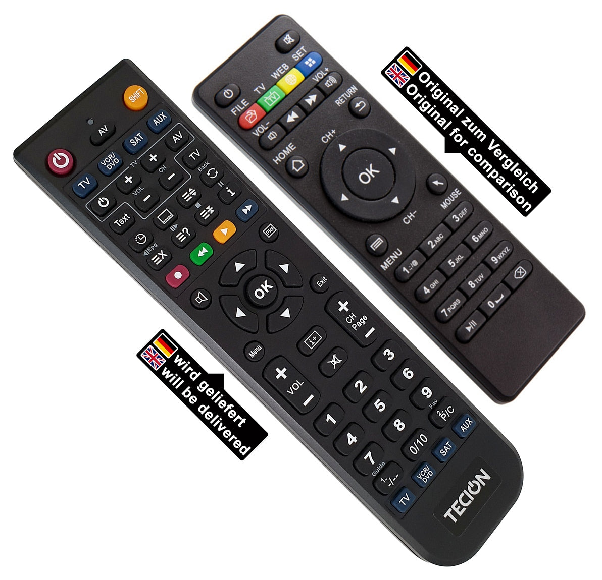 Tecion Fernbedienung für  Q7 CS918 Android 4.4 Smart TV Box