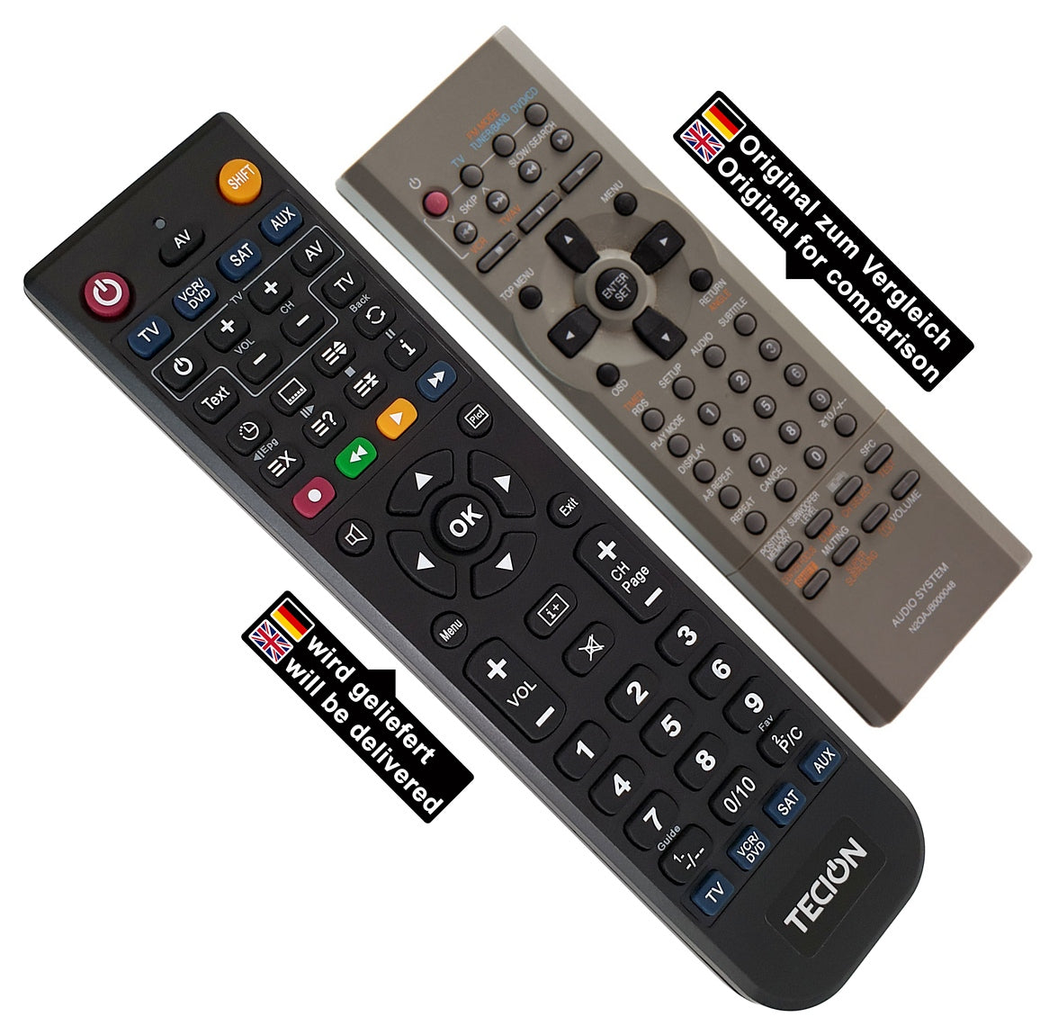 Tecion Fernbedienung für Panasonic N2QAJB000048