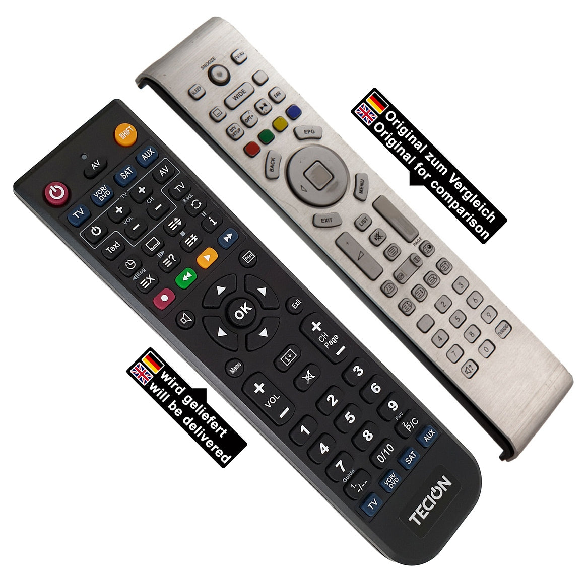 Tecion Fernbedienung für ITT RC4010