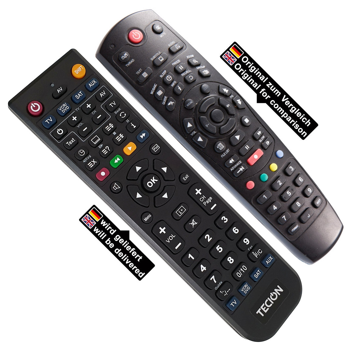 Tecion Fernbedienung für Clarke, Tech HD5000