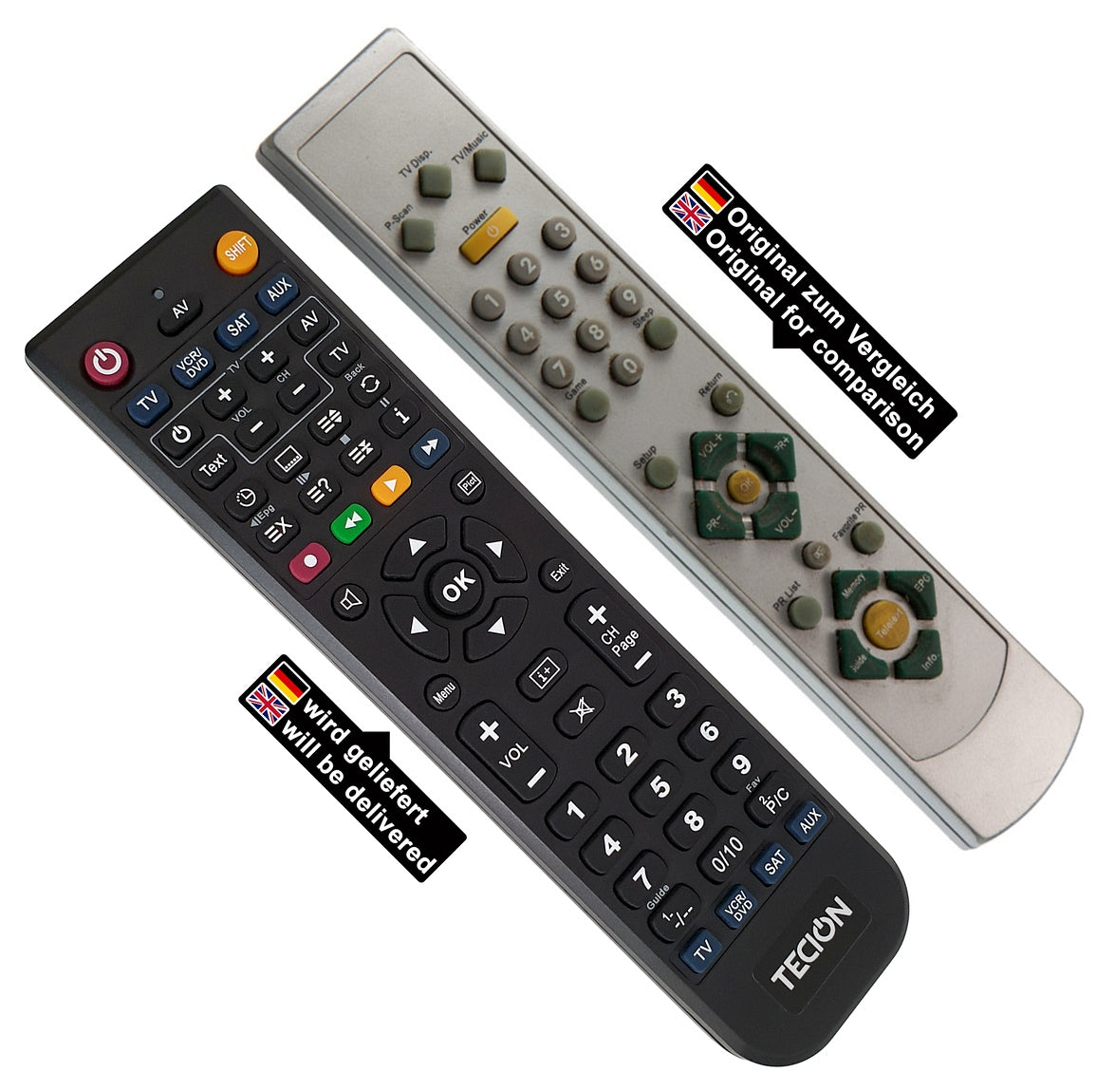 Tecion Fernbedienung für Mustek DVB-T102 DVBT102