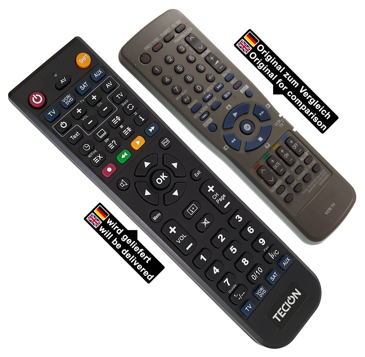 Tecion Fernbedienung für Panasonic N2QAKB000001