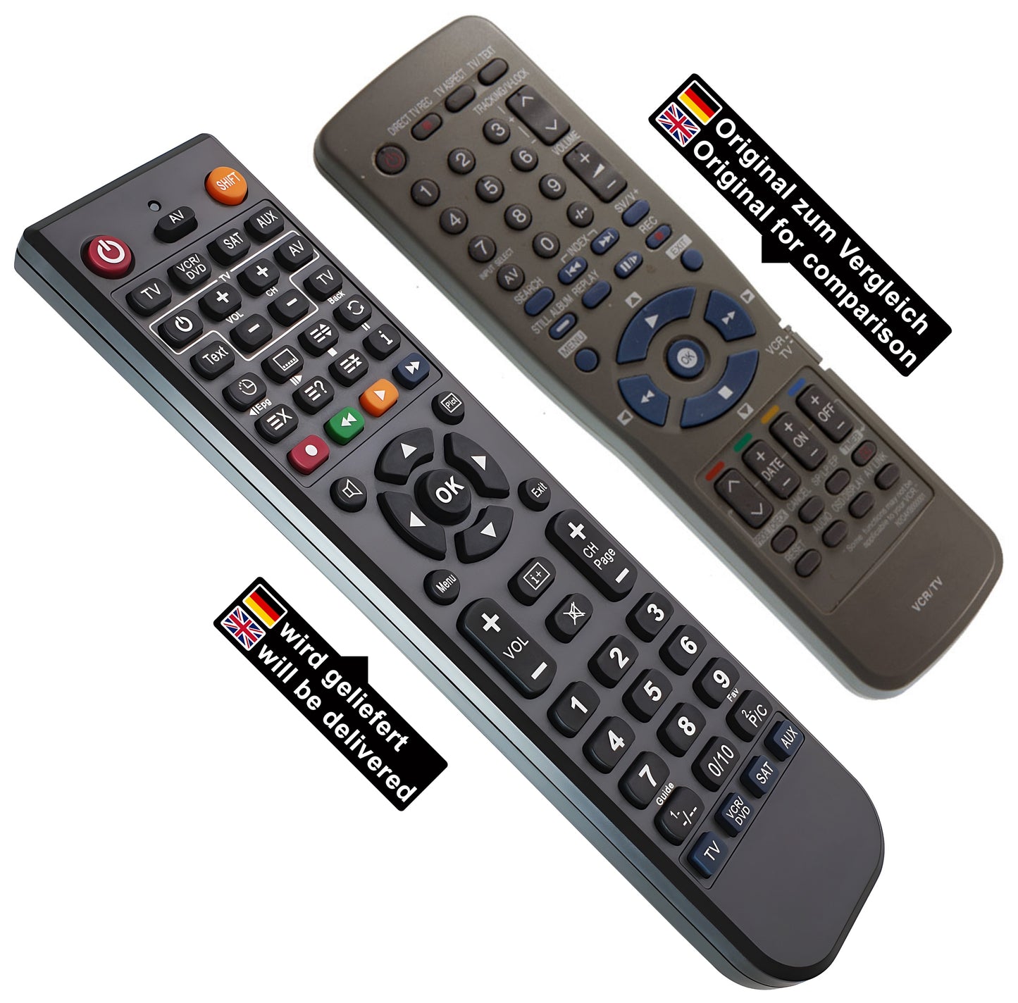 Ersatz Fernbedienung für Panasonic N2QAKB000001