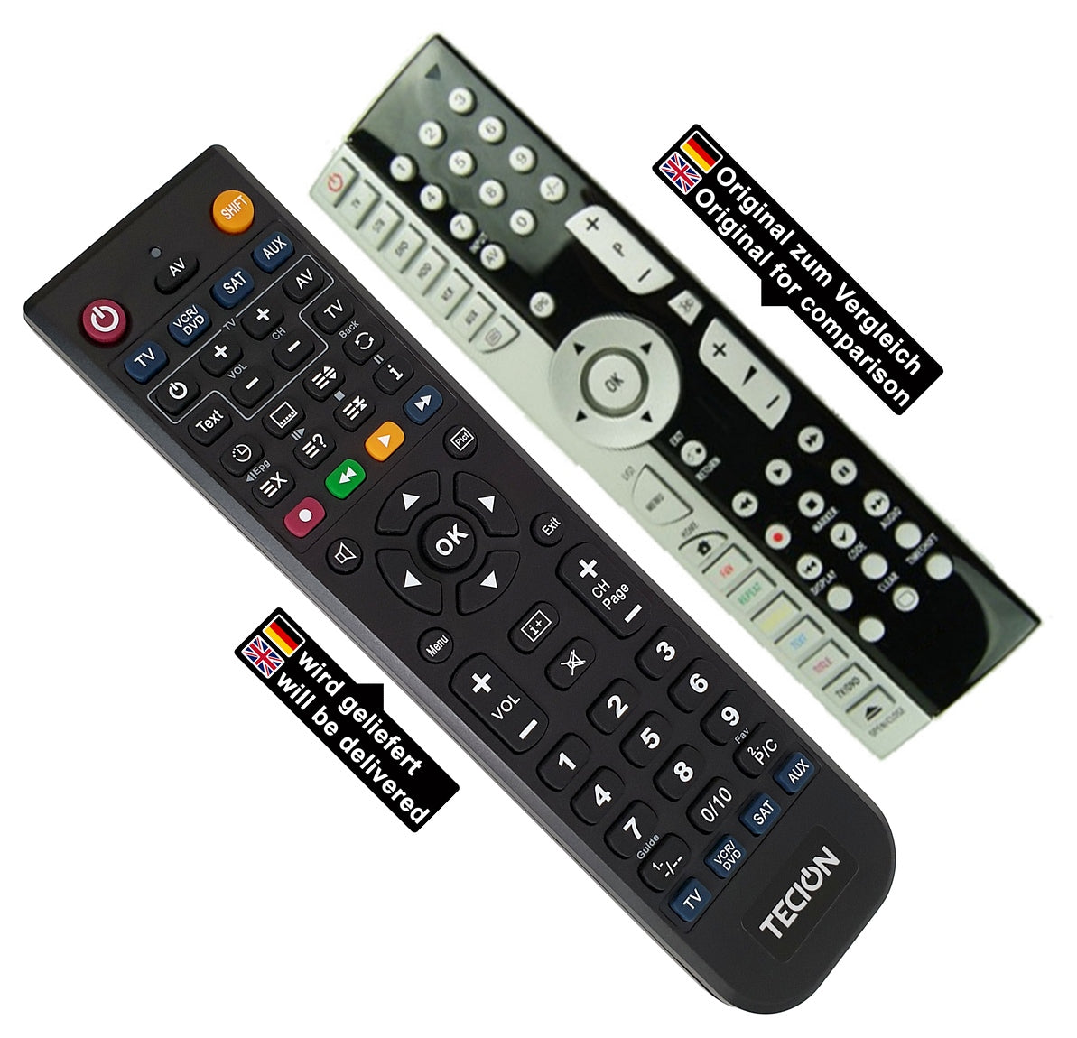 Tecion Fernbedienung für Medion MSN 50036140 MSN50036140
