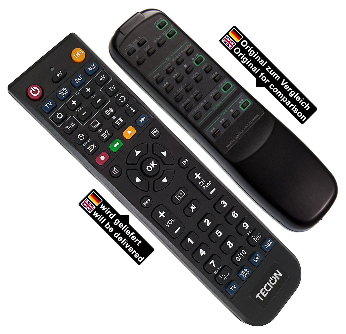 Tecion Fernbedienung für Pioneer CU-XR019 CUXR019