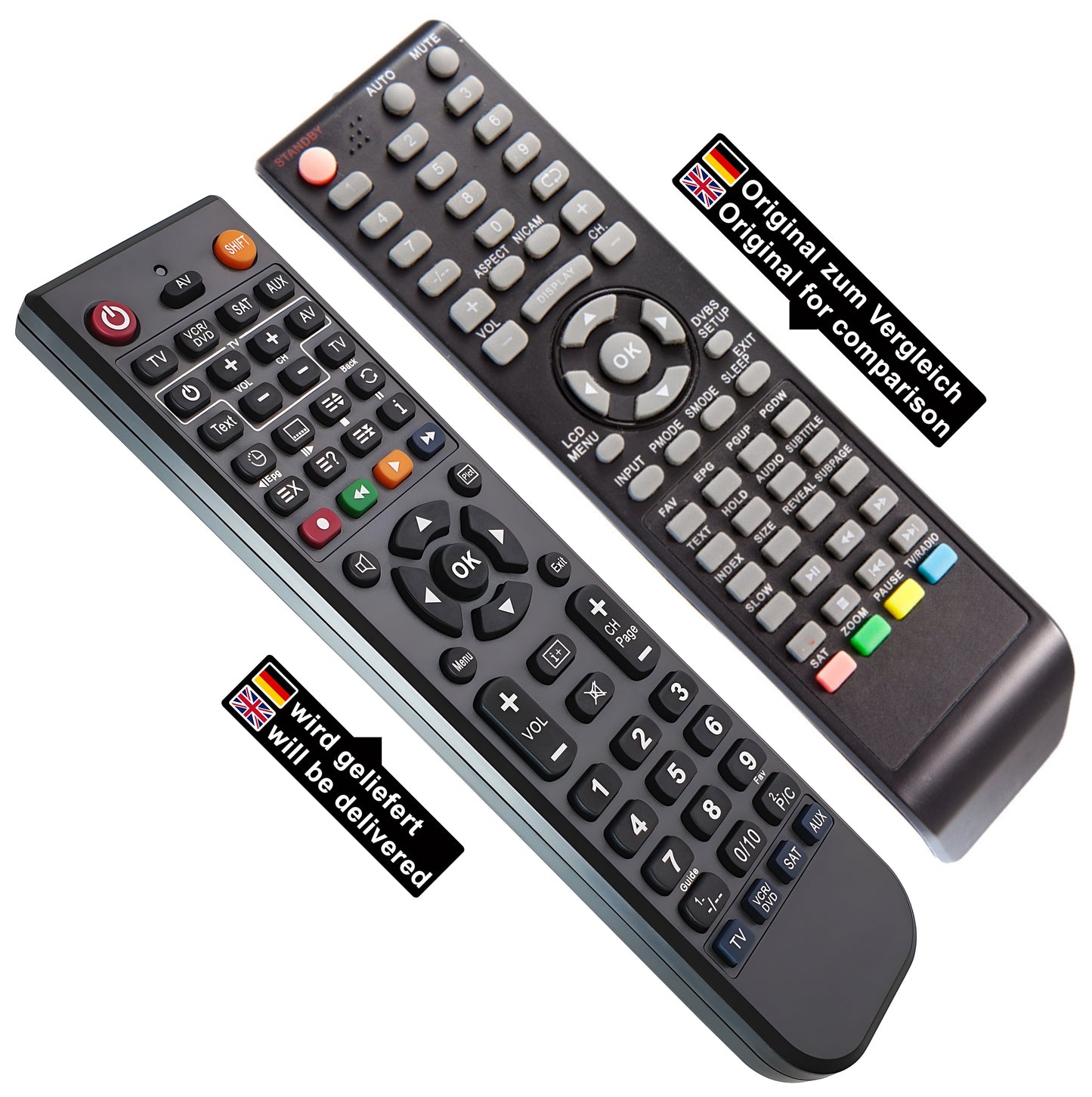 Ersatz Fernbedienung für SEG Ottawa LCD TV