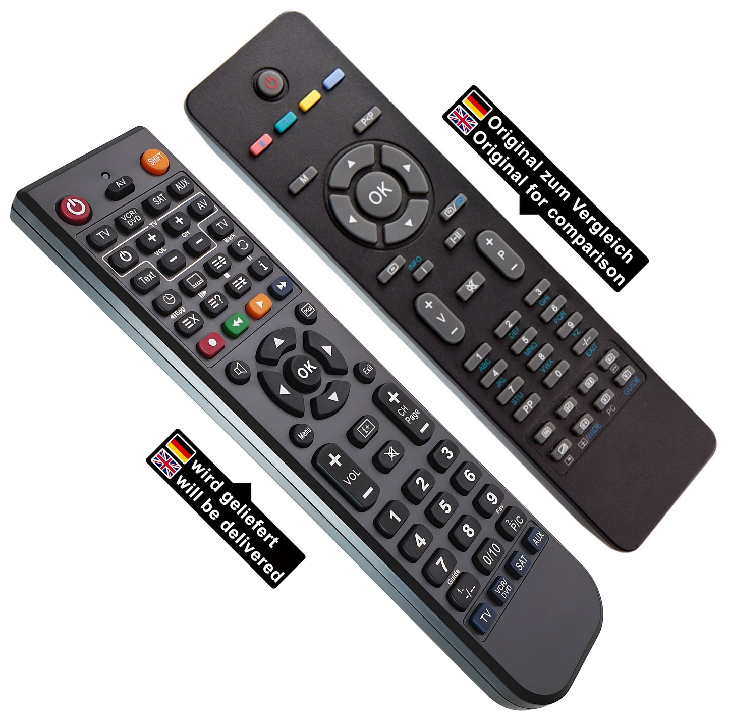 Ersatz Fernbedienung für Medion RC1205b | MD 30314 | P14010 | RC1205b | MD30314