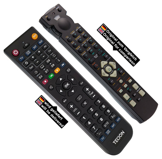 Tecion Fernbedienung für Yamaha DSP-A15 DSP-A5 DSP-A595 DSP-A595A DSP-AX620 HTR-5240RDS RX-V420 RX-V495 RX-V495RDS RX-V520 RX-V520RDS RX-V595 RX-V5...