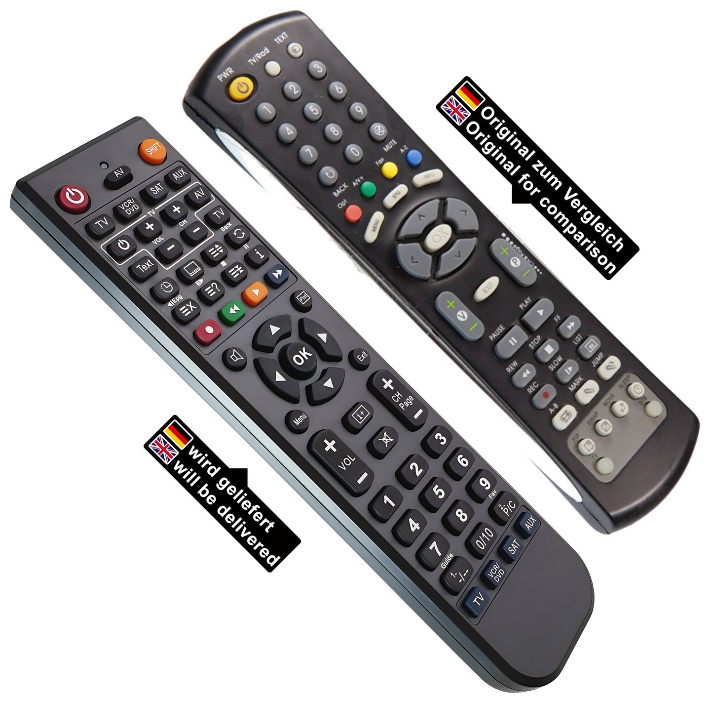 Ersatz Fernbedienung für Homecast HS8100 | HS9000
