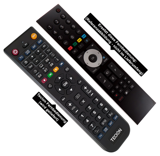 Tecion Fernbedienung passend für Grundig TP7 32VLE8130SL 40VLE8160BL 46VLE8160SL