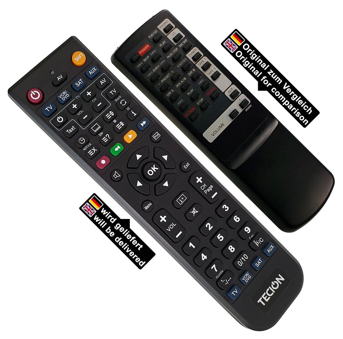 Tecion Fernbedienung für Yamaha VR50590 AX-380